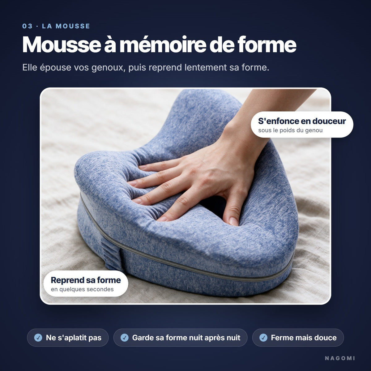 nagomi genoux v3 10 mousse