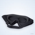 Masque de nuit 3D NAGOMI noir, coques moulées et sangle réglable